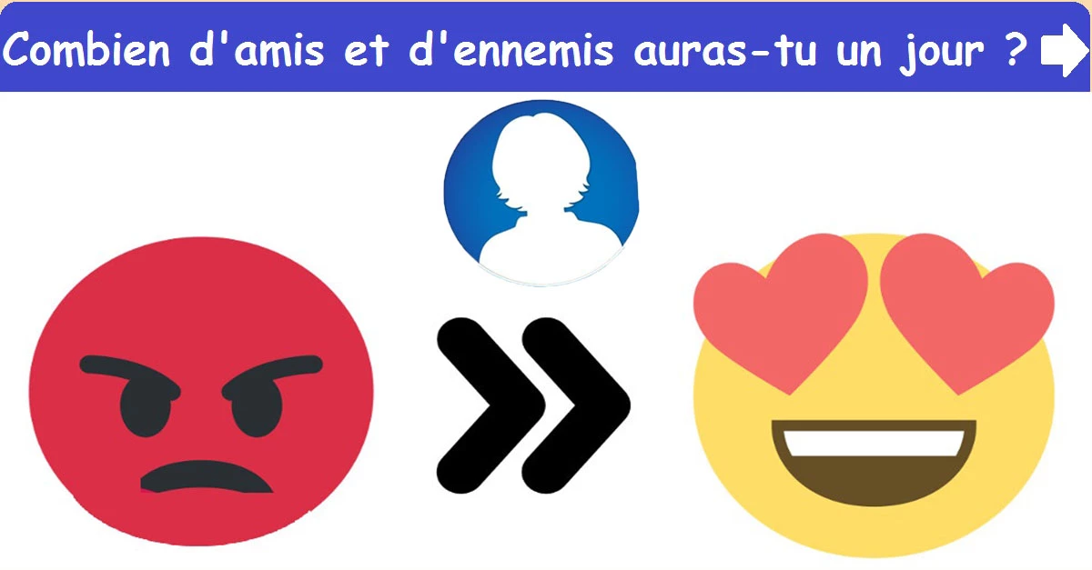 Combien d'amis et d'ennemis auras-tu un jour ?