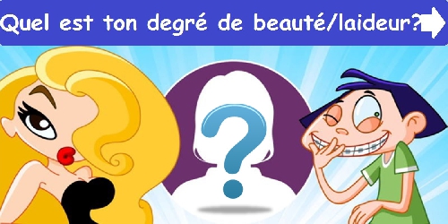 Quel est ton degré de beauté/laideur?