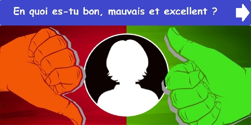 En quoi es-tu bon, mauvais et excellent ? 