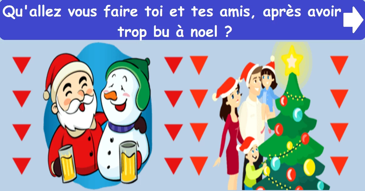 Qu'allez vous faire toi et tes amis, après avoir trop bu à noel ?