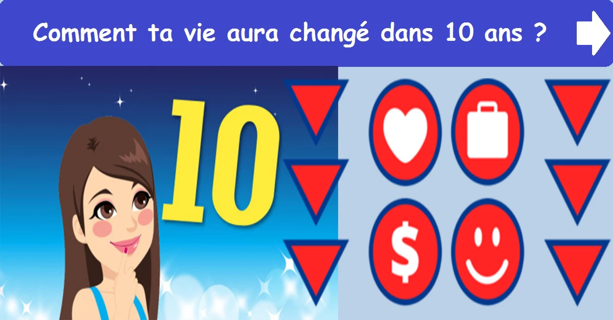 Comment ta vie aura changé dans 10 ans ?