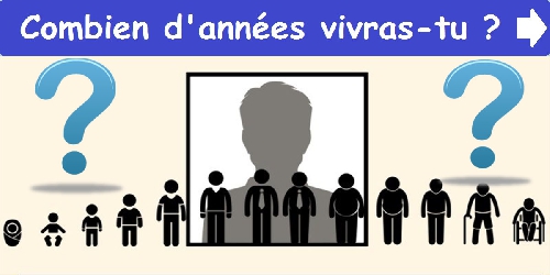 Combien d'années vivras-tu ?