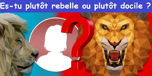 Es-tu plutôt rebelle ou plutôt docile ?