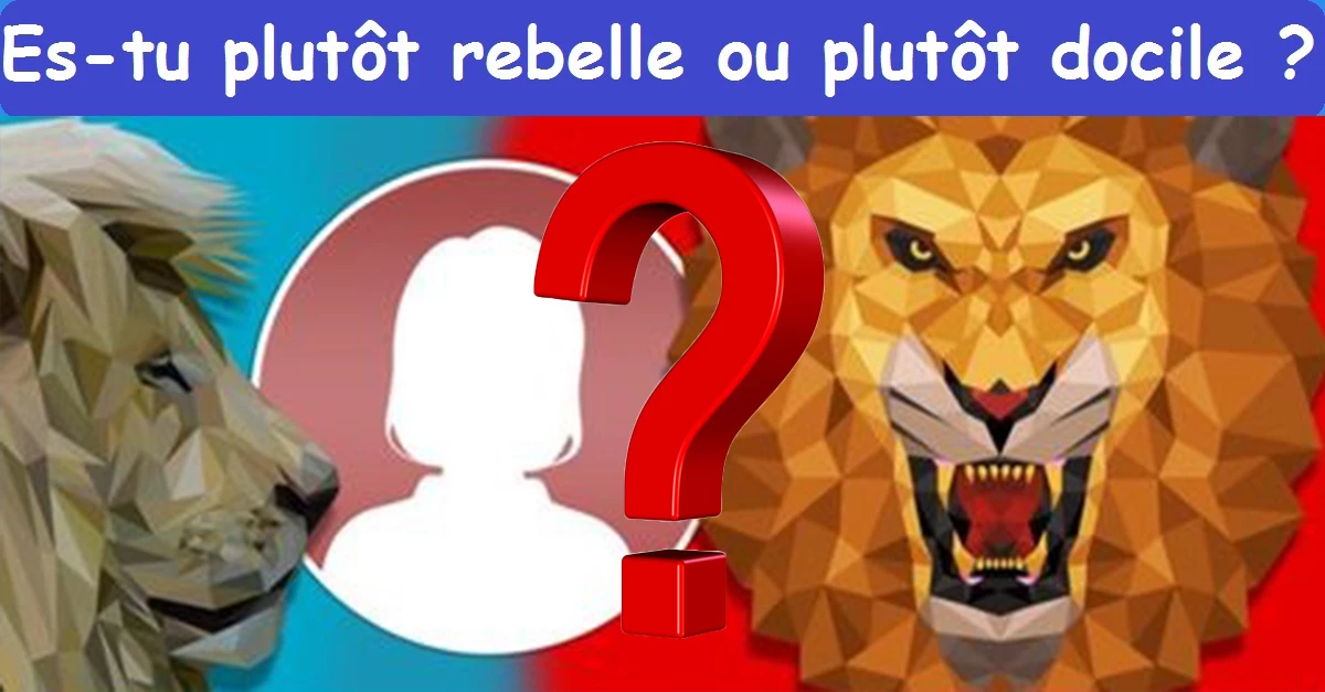 Es-tu plutôt rebelle ou plutôt docile ?