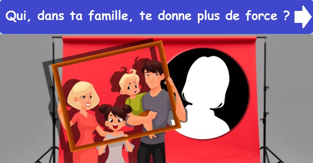 Qui, dans ta famille, te donne plus de force ?