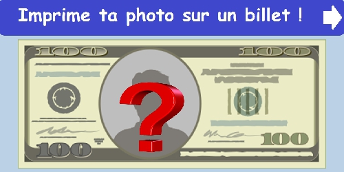 Imprime ta photo sur un billet !