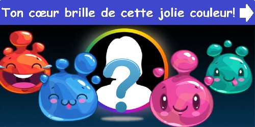 Ton cœur brille de cette jolie couleur!