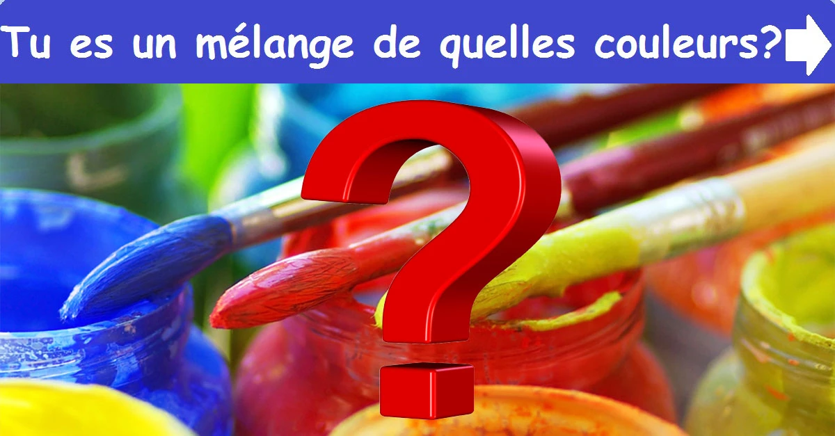 Tu es un mélange de quelles couleurs ?