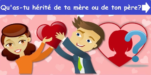 Qu'as-tu hérité de ta mère ou de ton père ?