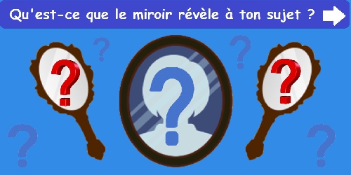 Qu'est-ce que le miroir révèle à ton sujet ?