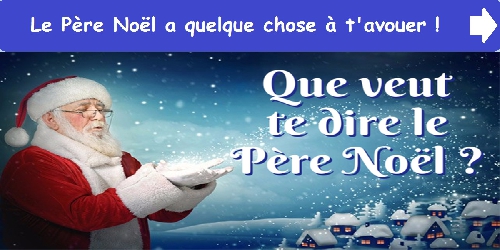 Le Père Noël a quelque chose à t'avouer !
