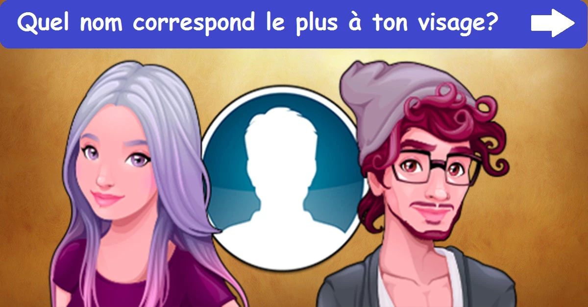 Quel nom correspond le plus à ton visage?