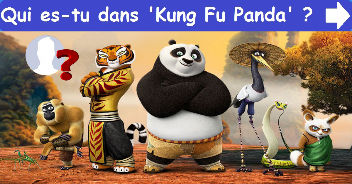 Qui es-tu dans 'Kung Fu Panda' ?