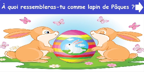 À quoi ressembleras-tu comme lapin de Pâques ?