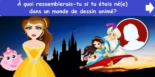 À quoi ressemblerais-tu si tu étais né(e) dans un monde de dessin animé?