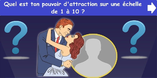 Quel est ton pouvoir d'attraction sur une échelle de 1 à 10 ?
