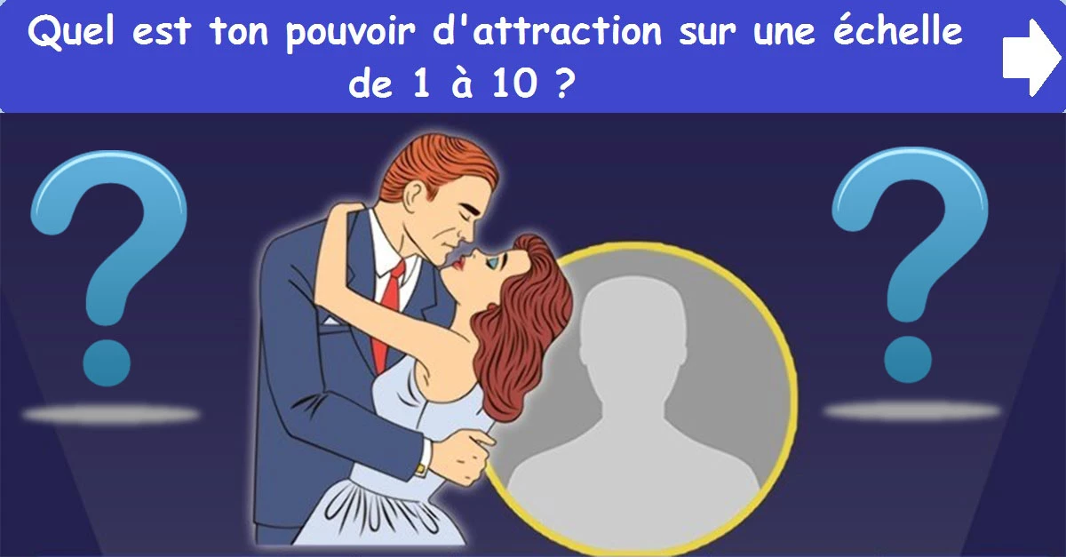 Quel est ton pouvoir d'attraction sur une échelle de 1 à 10 ?