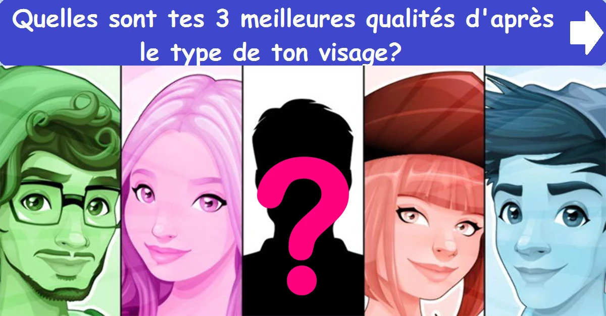 Quelles sont tes 3 meilleures qualités d'après le type de ton visage?