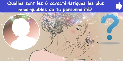 Quelles sont les 6 caractéristiques les plus remarquables de ta personnalité?