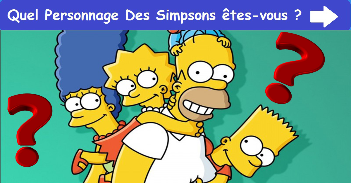 Quel Personnage Des Simpsons êtes-vous ?