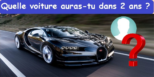 Quelle voiture auras-tu dans 2 ans ?