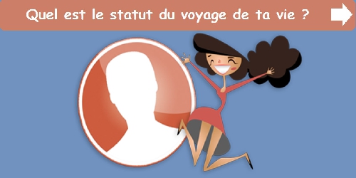 Quel est le statut du voyage de ta vie ?