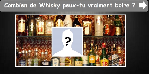 Combien de Whisky peux-tu vraiment boire?