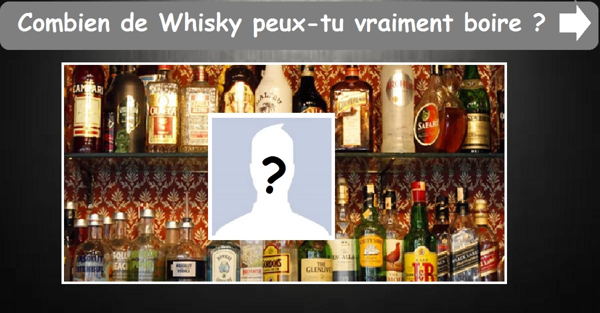 Combien de Whisky peux-tu vraiment boire?