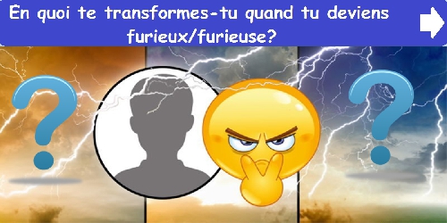 En quoi te transformes-tu quand tu deviens furieux/furieuse?