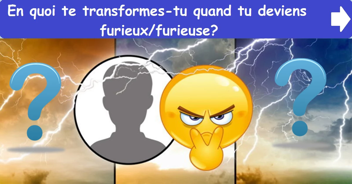 En quoi te transformes-tu quand tu deviens furieux/furieuse?